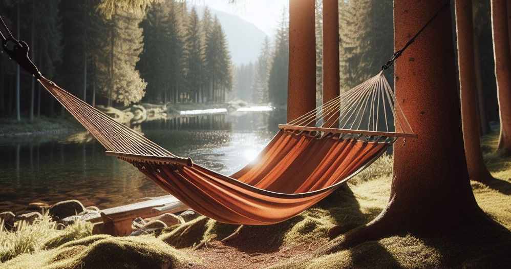 how to sleep in a hammock