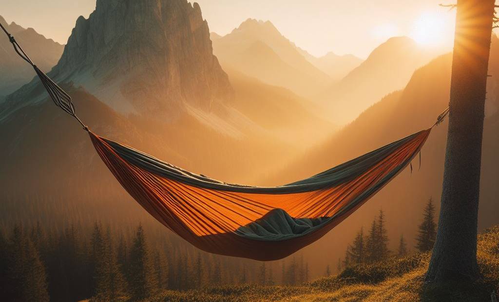 scenic hammock camping
